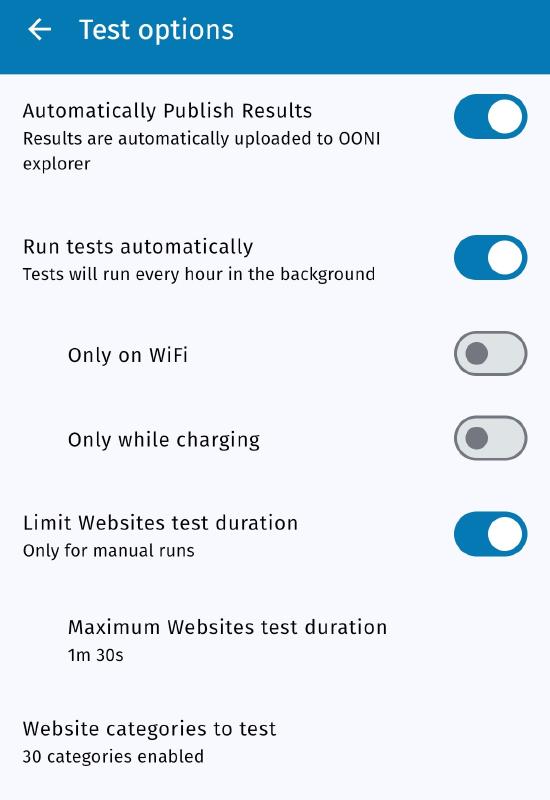 Automated testing