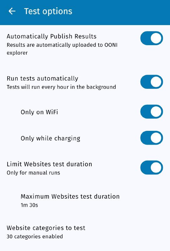Automated testing