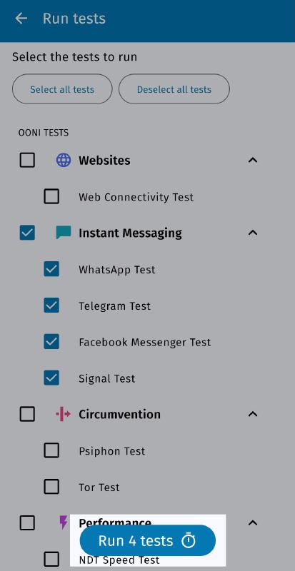 Run 1 test